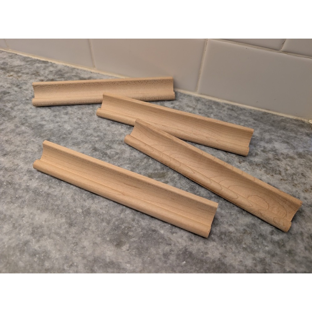 Vtg Scrabble Replacement Game Pieces Wood Tile Holder Rack Complete Set‎ Lot 4
